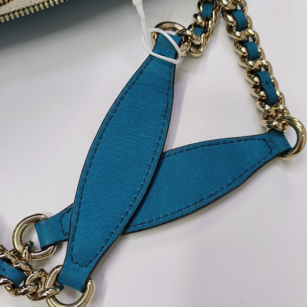 Soho Quilted Calfskin Blue