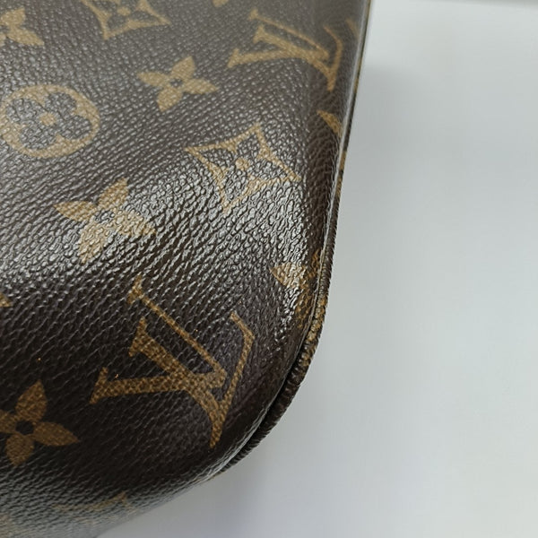 LOCKIT MM Monogram Coated Canvas Brown