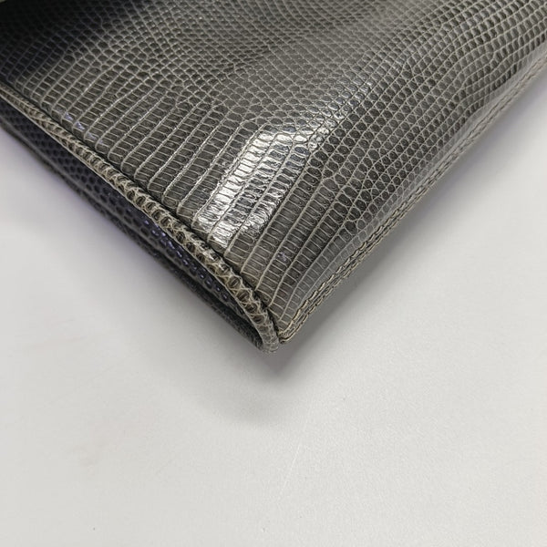 Calfskin Shoulder Bag Gray