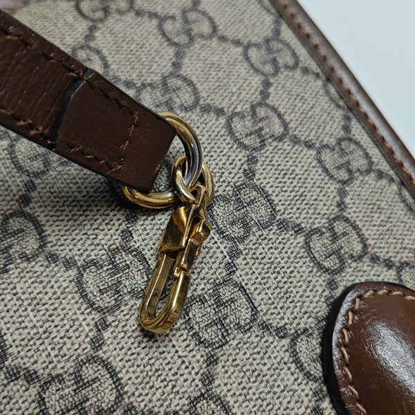 Retro Mini Monogram Coated Canvas Beige