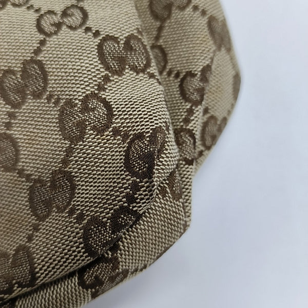 Monogram Canvas Shoulder Bag Brown