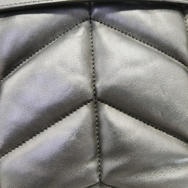 PUFFER Small Quilted Lambskin Black