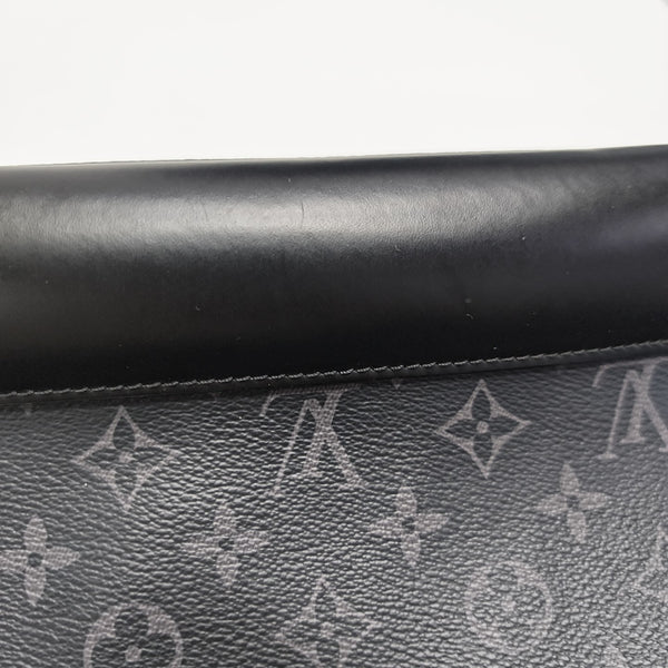 VOYAGER PM Monogram Coated Canvas Black