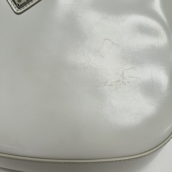 Cleo Saffiano Calfskin White