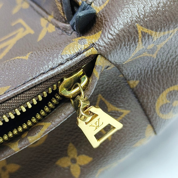 Authenticated pre-owned PALM SPRINGS PM Monogram Coated Canvas Brown - Backpack at Looply