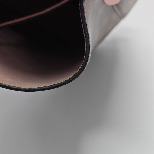 NÉONOÉ MM Monogram Coated Canvas Brown