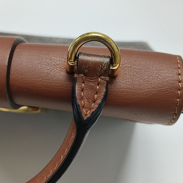 LOCKY BB Monogram Coated Canvas Brown