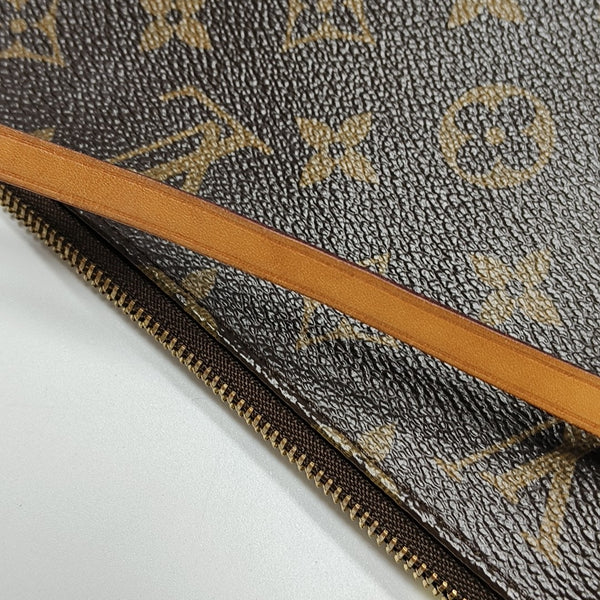 ACCESSOIRES Monogram Coated Canvas Brown