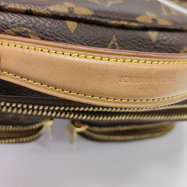UTILITY Monogram Coated Canvas Brown