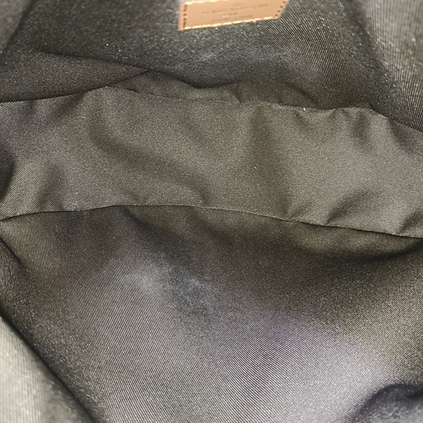 LOOP HOBO Monogram Coated Canvas Brown