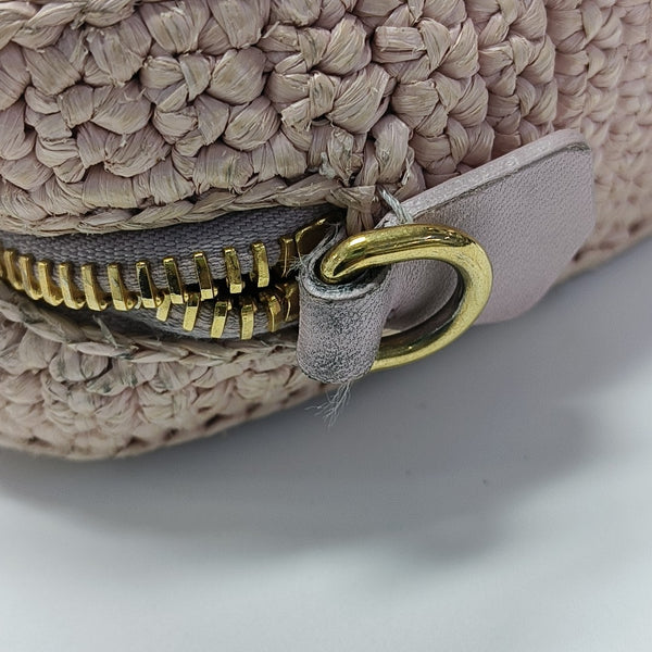 Fabric Shoulder Bag Pink