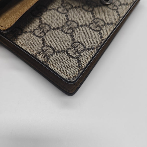 Dionysus Super Mini Monogram Coated Canvas Beige