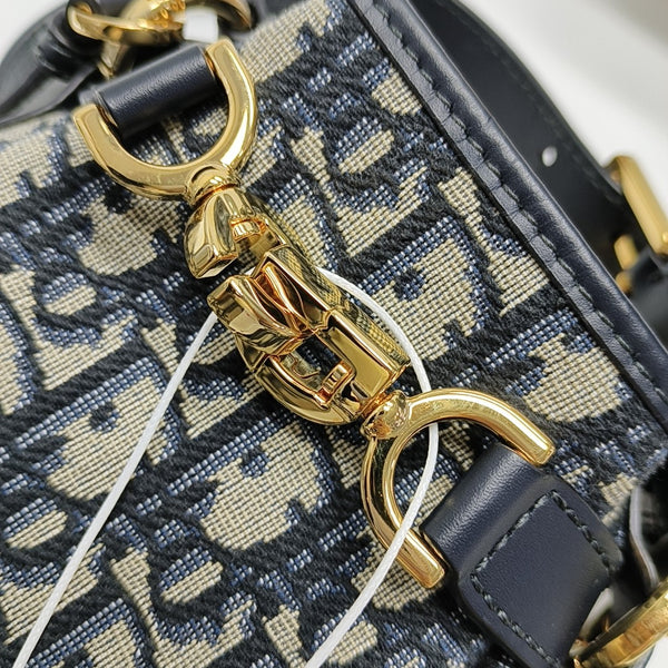 C'est Dior Small Oblique Canvas Blue