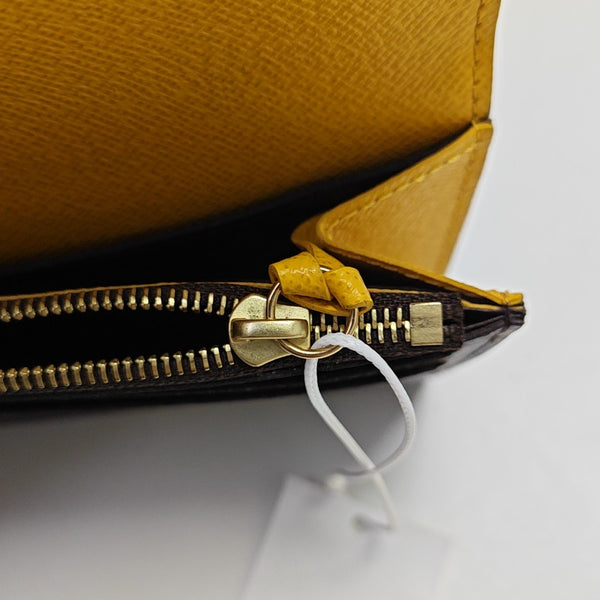 EMILIE Monogram Coated Canvas Brown