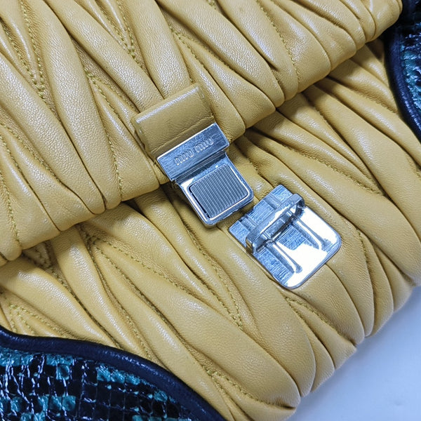 Quilted Lambskin Yellow