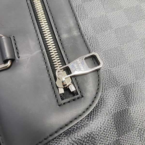 PORTE-DOCUMENTS Damier Graphite Coated Canvas Black