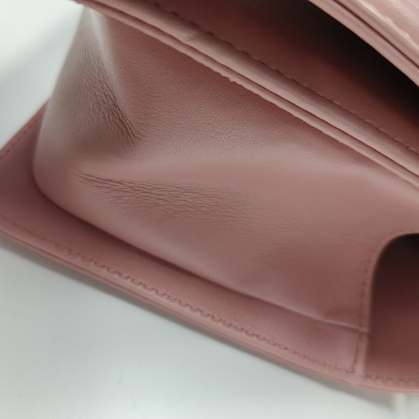 BOY CHANEL Small Quilted Calfskin Pink