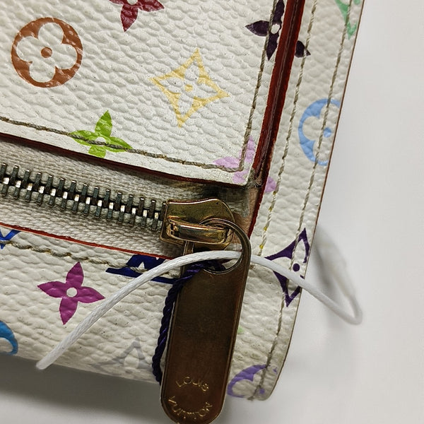 LV × TM KOALA Monogram Coated Canvas White Wallet