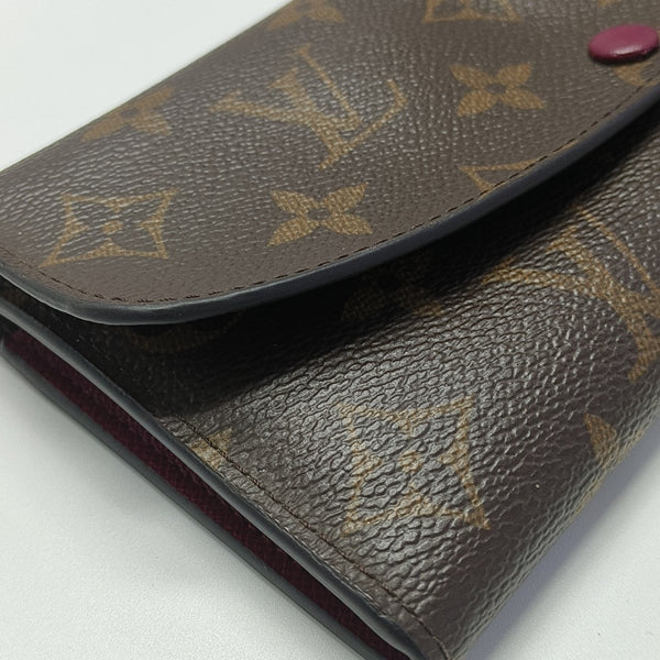 EMILIE Monogram Coated Canvas Brown Wallet