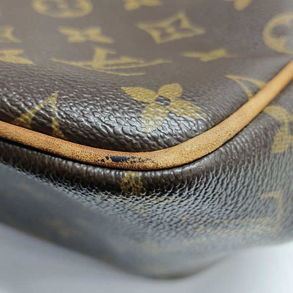 BATIGNOLLES MM Monogram Coated Canvas Brown