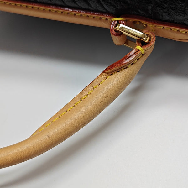 FLEUR DE JAIS Monogram Coated Canvas Brown