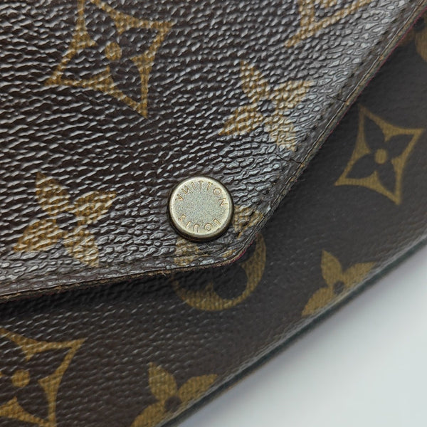 FÉLICIE Monogram Coated Canvas Brown