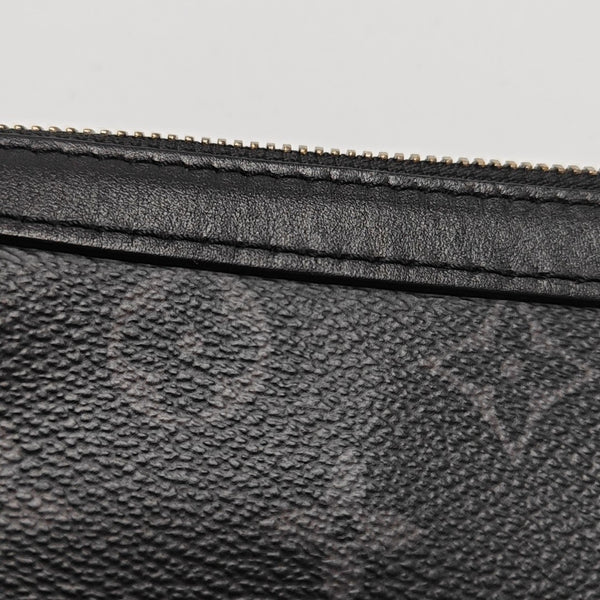 TRIO Monogram Coated Canvas Gray