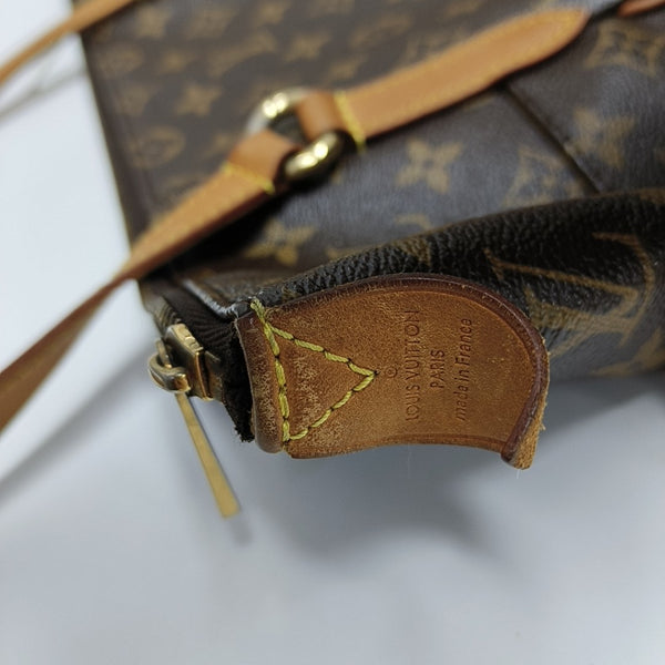 TOTALLY MM Monogram Coated Canvas Brown