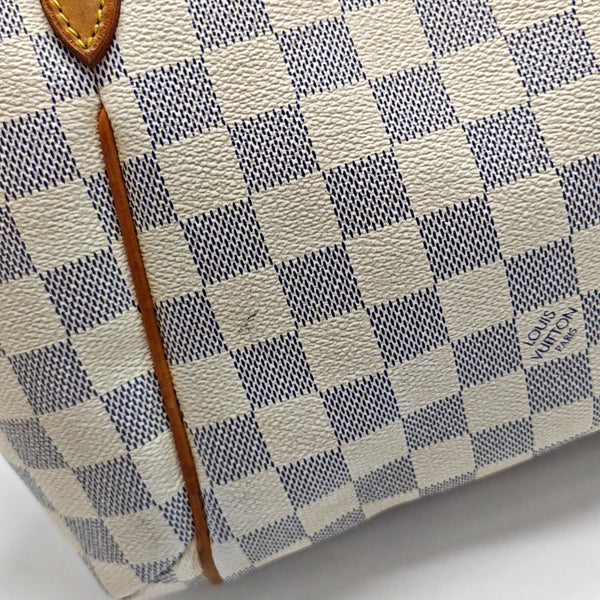 TOTALMENTE Lona revestida Damier Azur Blanca