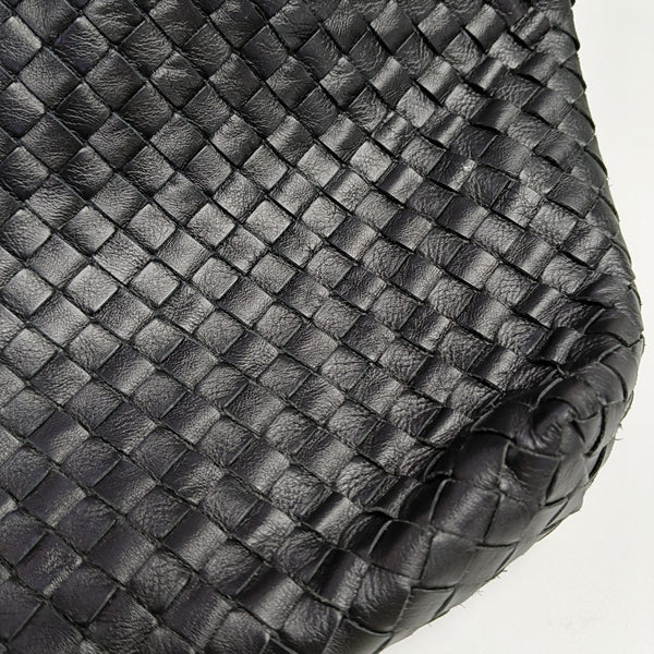Calfskin Shoulder Bag Black
