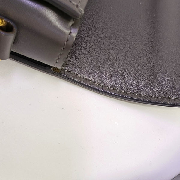 TRIOMPHE Medium Calfskin Gray