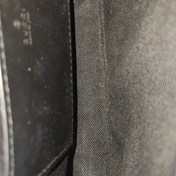 Monogram Calfskin Shoulder Bag Mini Black