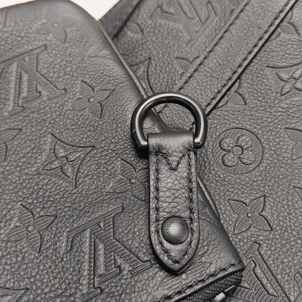DUO Monogram Calfskin Black