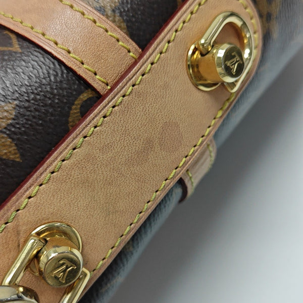DUFFLE Monogram Coated Canvas Brown