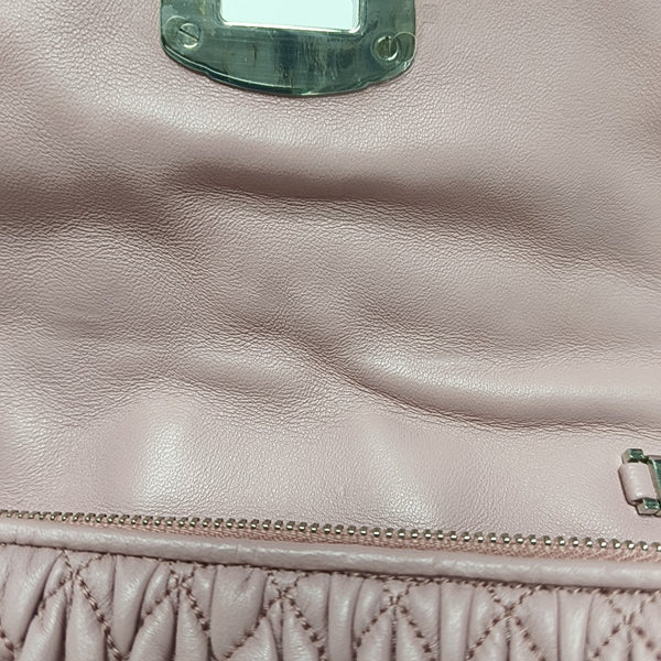 Crystal Quilted Lambskin Pink