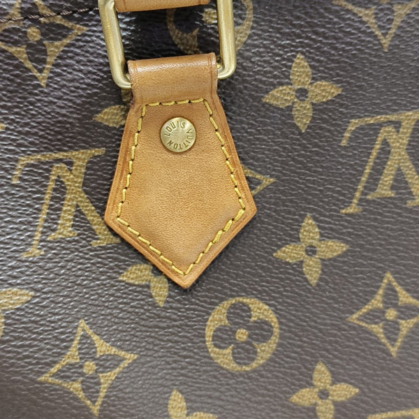 SPEEDY 25 Monogram Coated Canvas Brown