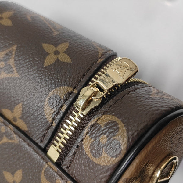 Vanity Chain Pouch Monogram Coated Canvas Brown