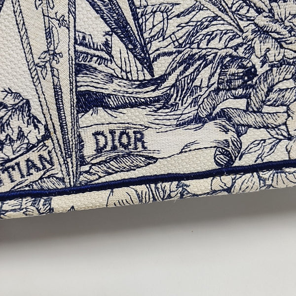 Book Tote Medium Canvas Blue