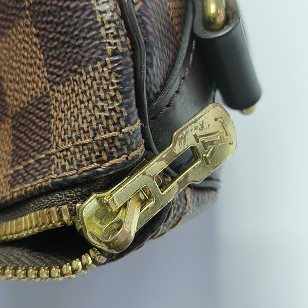 SPEEDY 25 Damier Ebene Coated Canvas Brown