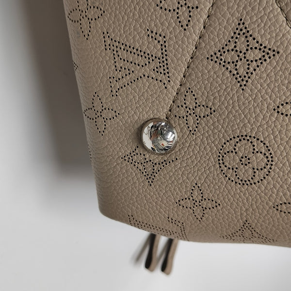 BELLA Monogram Calfskin Gray