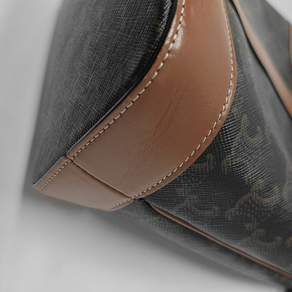 TRIOMPHE CANVAS Small Coated Canvas Brown