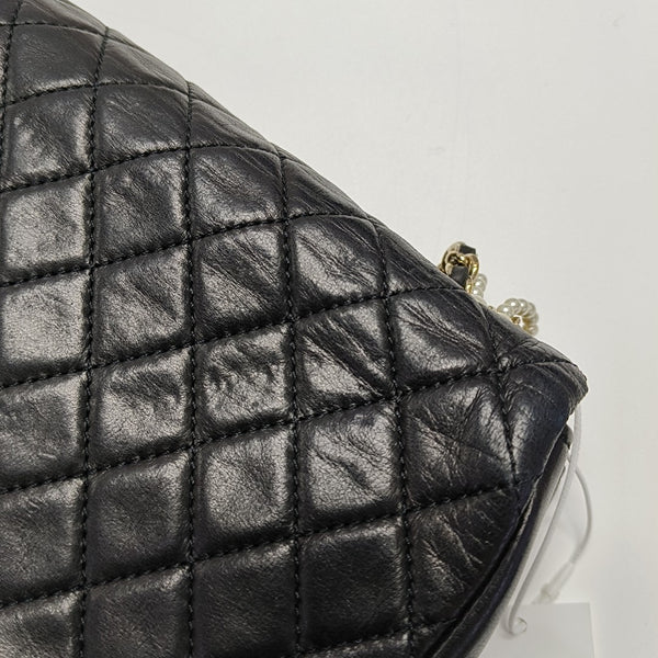 Westminster Medium Quilted Lambskin Black