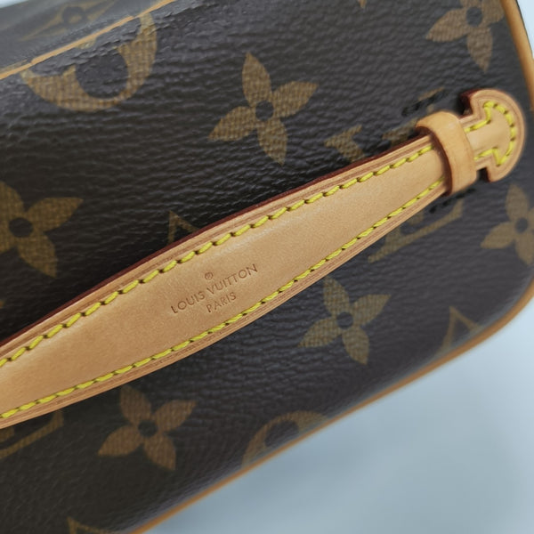 NICE Super Mini Monogram Coated Canvas Brown