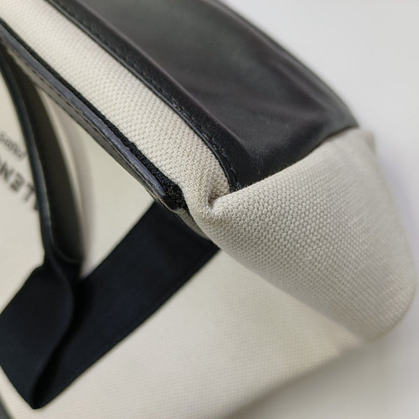 Navy Small Canvas White