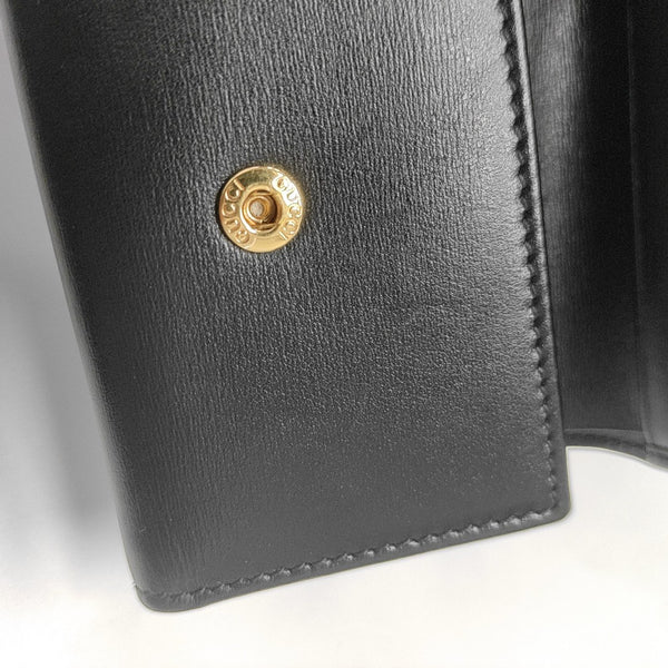 Horsebit 1955 Mini Calfskin Black Wallet