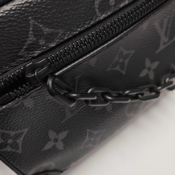 SOFT TRUNK Mini Monogram Coated Canvas Black