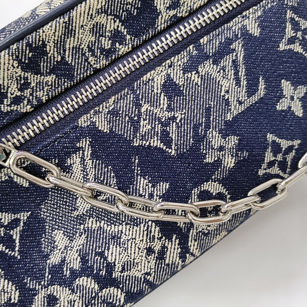 SOFT TRUNK Mini Monogram Denim Blue