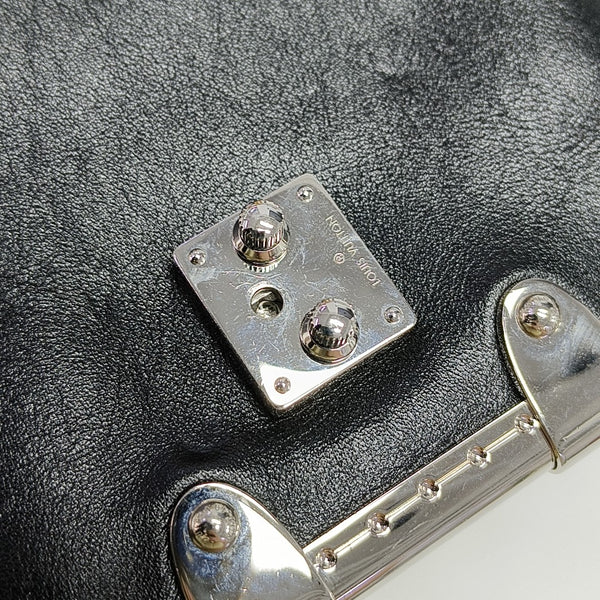 SIDE TRUNK Calfskin Black