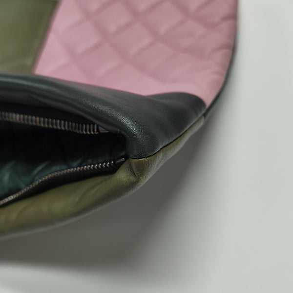 Quilted Lambskin Clutch Multicolor