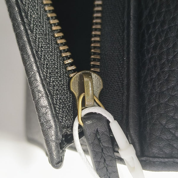 Animalier Large Calfskin Black Card Holder